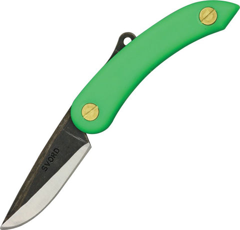 Svord Mini Peasant Folding Knife in Green