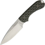 Bradford Knives Guardian 3 EDC Fixed Blade Knife in Green/Black