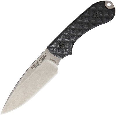 Bradford Knives Guardian 3 EDC Fixed Blade Knife in Black