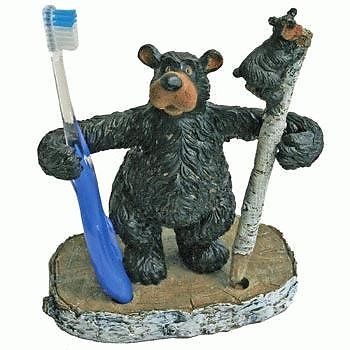 WILLIE BEAR TOOTHBRUSH /PEN HOLDER