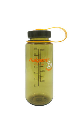 Nalgene Wide Mouth Sustain 16oz Water Bottle in Olive