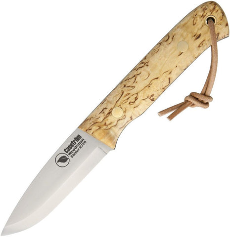 Casstrom Woodsman Curly Birch Fixed Blade Knife