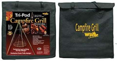 Wilcor Tri-Pod Campfire Grill W/Carry Bag