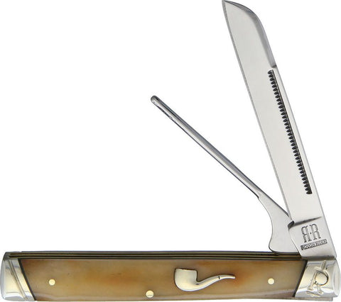 Rough Ryder The Pipe Doctor Tobacco Knife in Bone