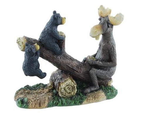 Wilcor Woodi and Maxim Seesaw Figure